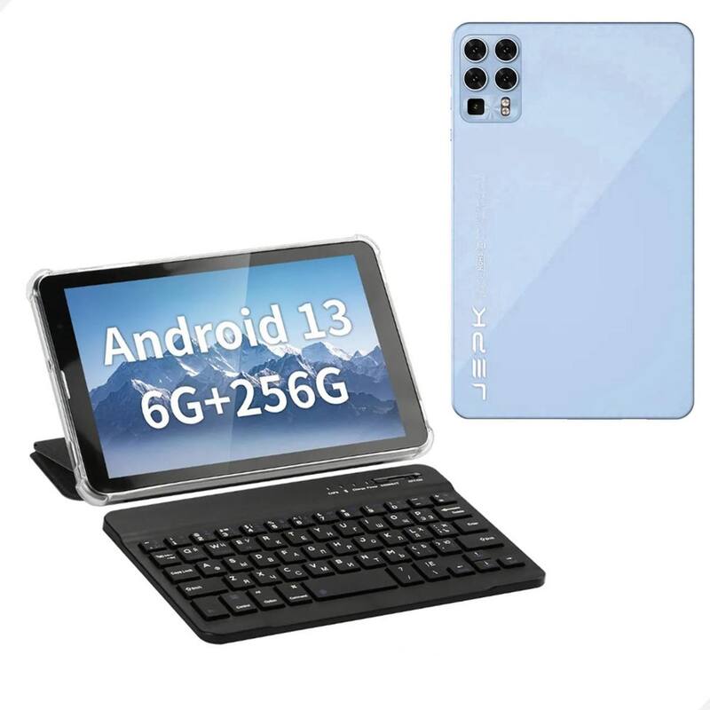 Tablet T88 Smartphone sistema android teclado capa 256g + 8g